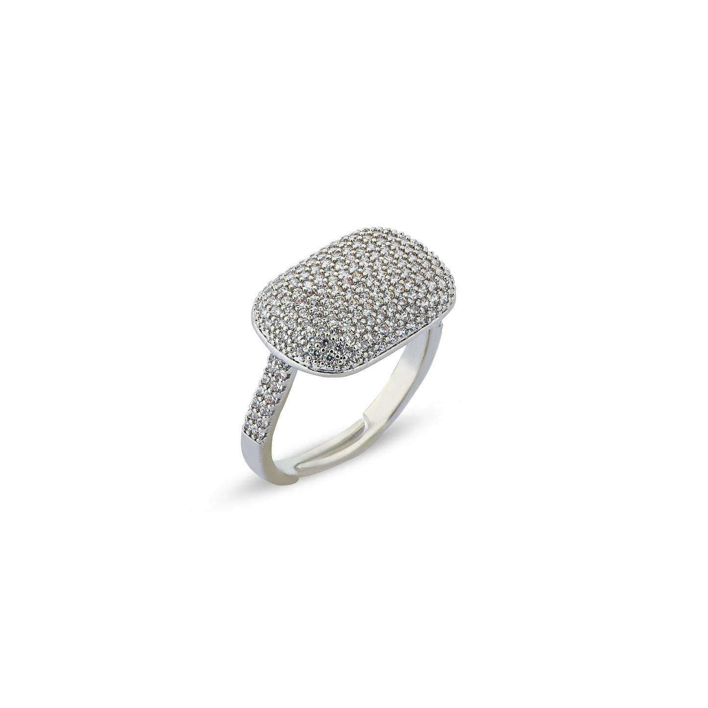 Premium platinum soireé Ring #RGS308 (Gold/Silver)