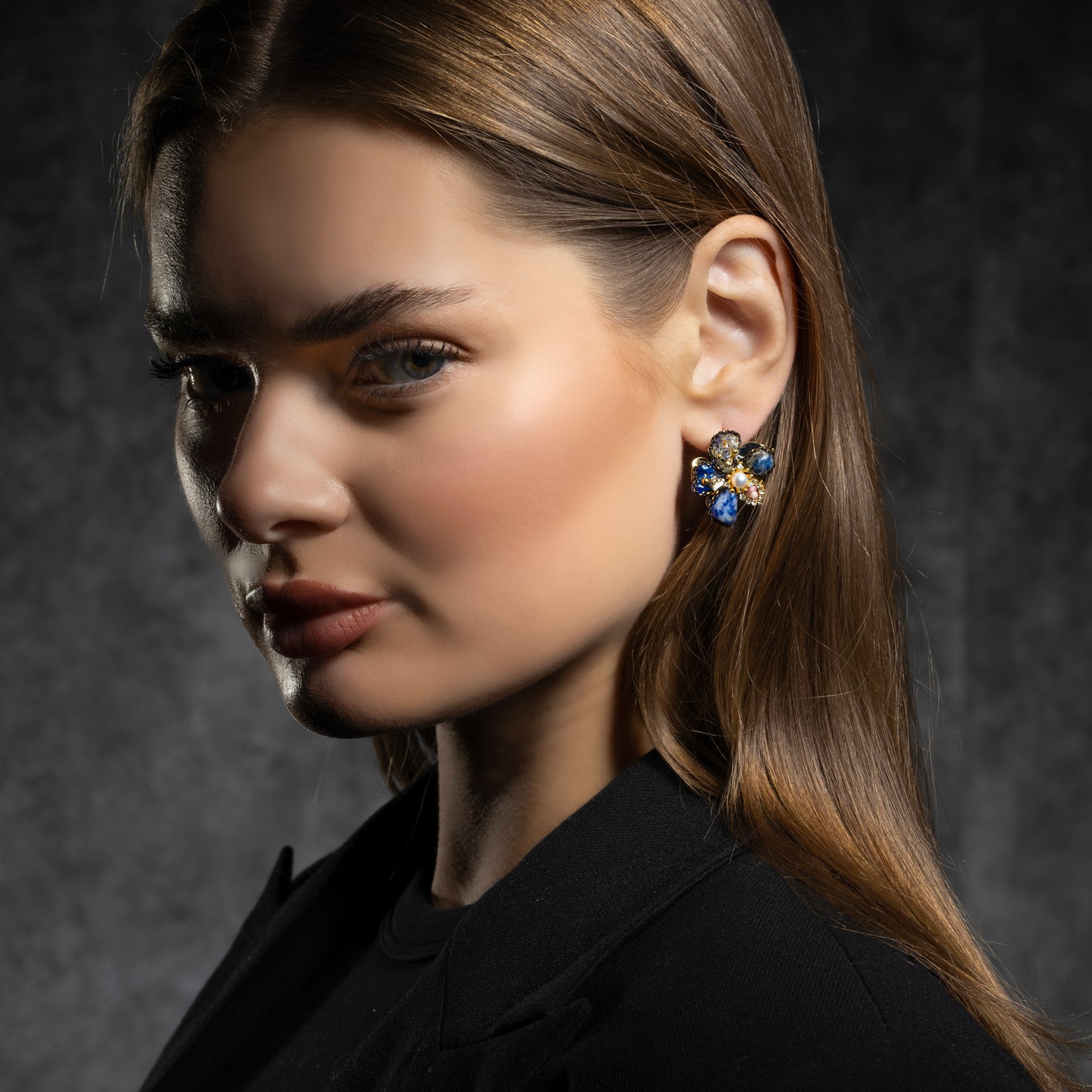 Premium flowery hand made Earring #EG079