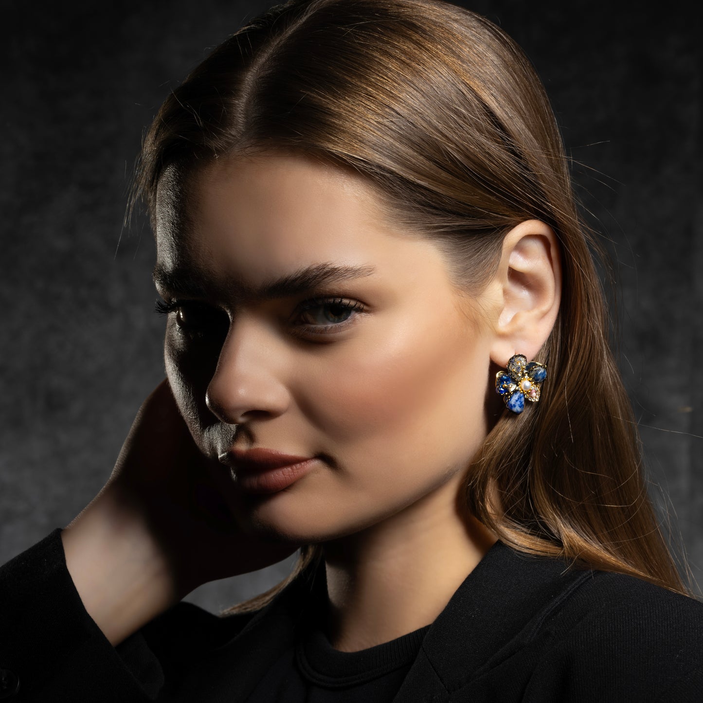 Premium flowery hand made Earring #EG079
