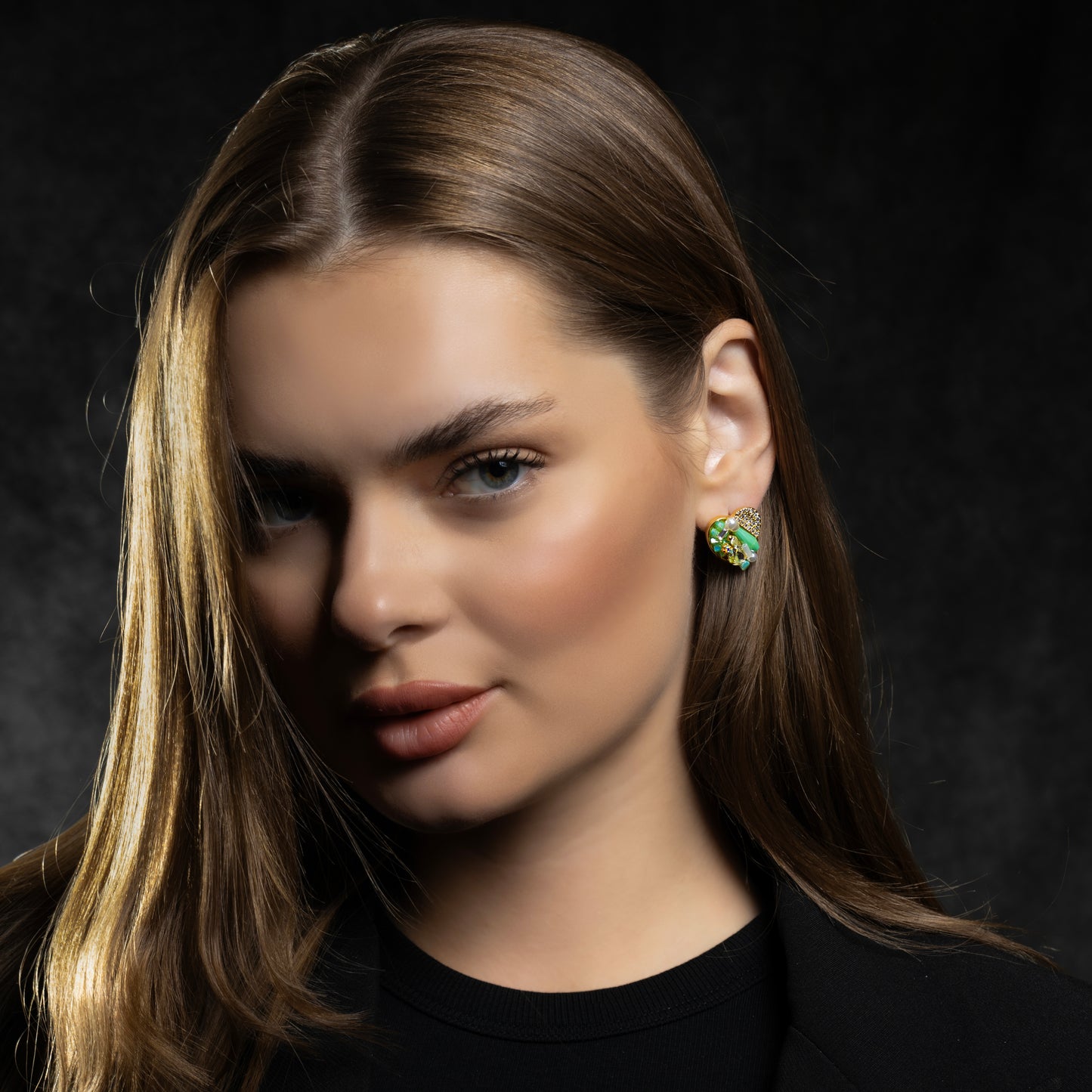 Premium hand made lovely heart Earring #EG073