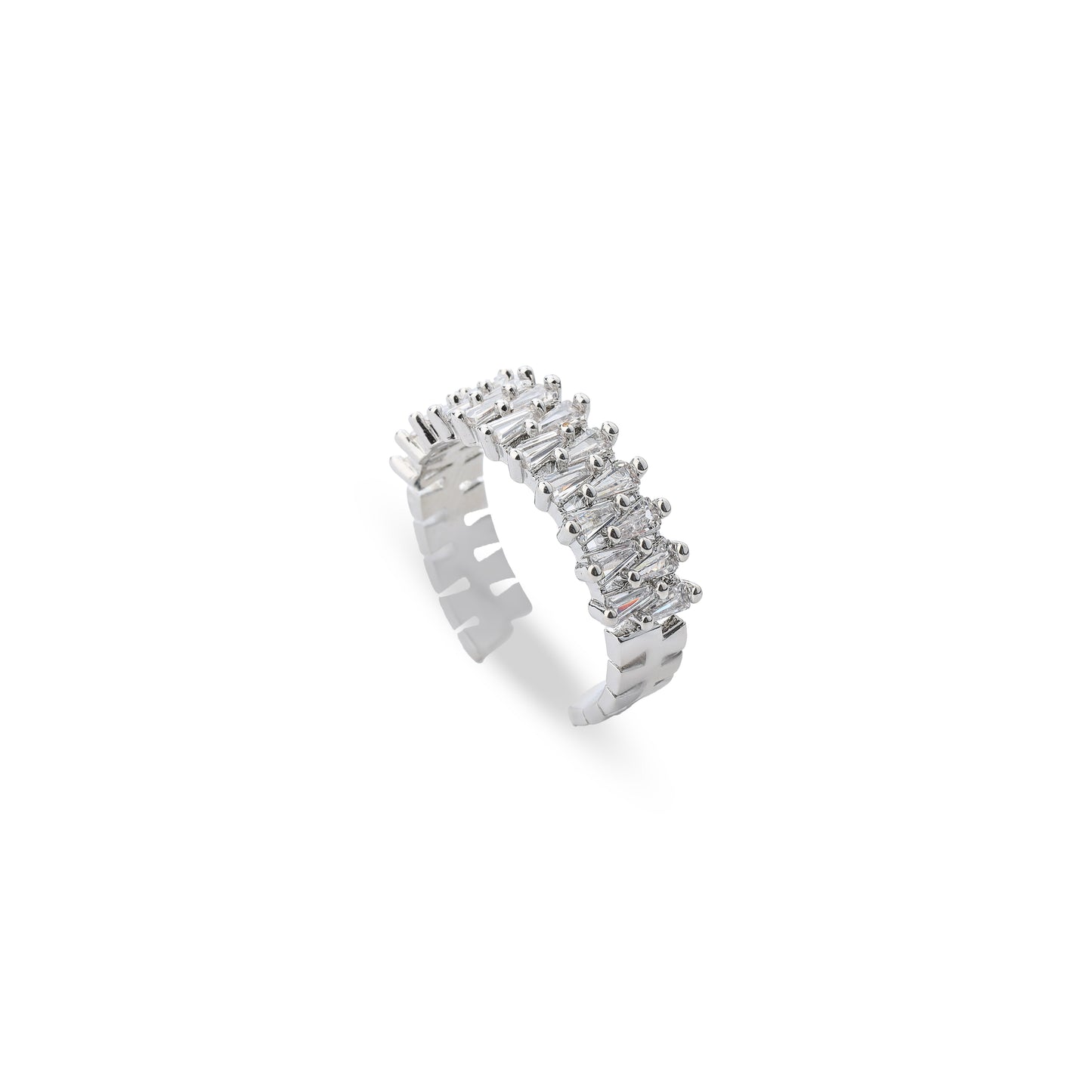 Premium simple zircon Ring #RGS286 (Gold/Silver)