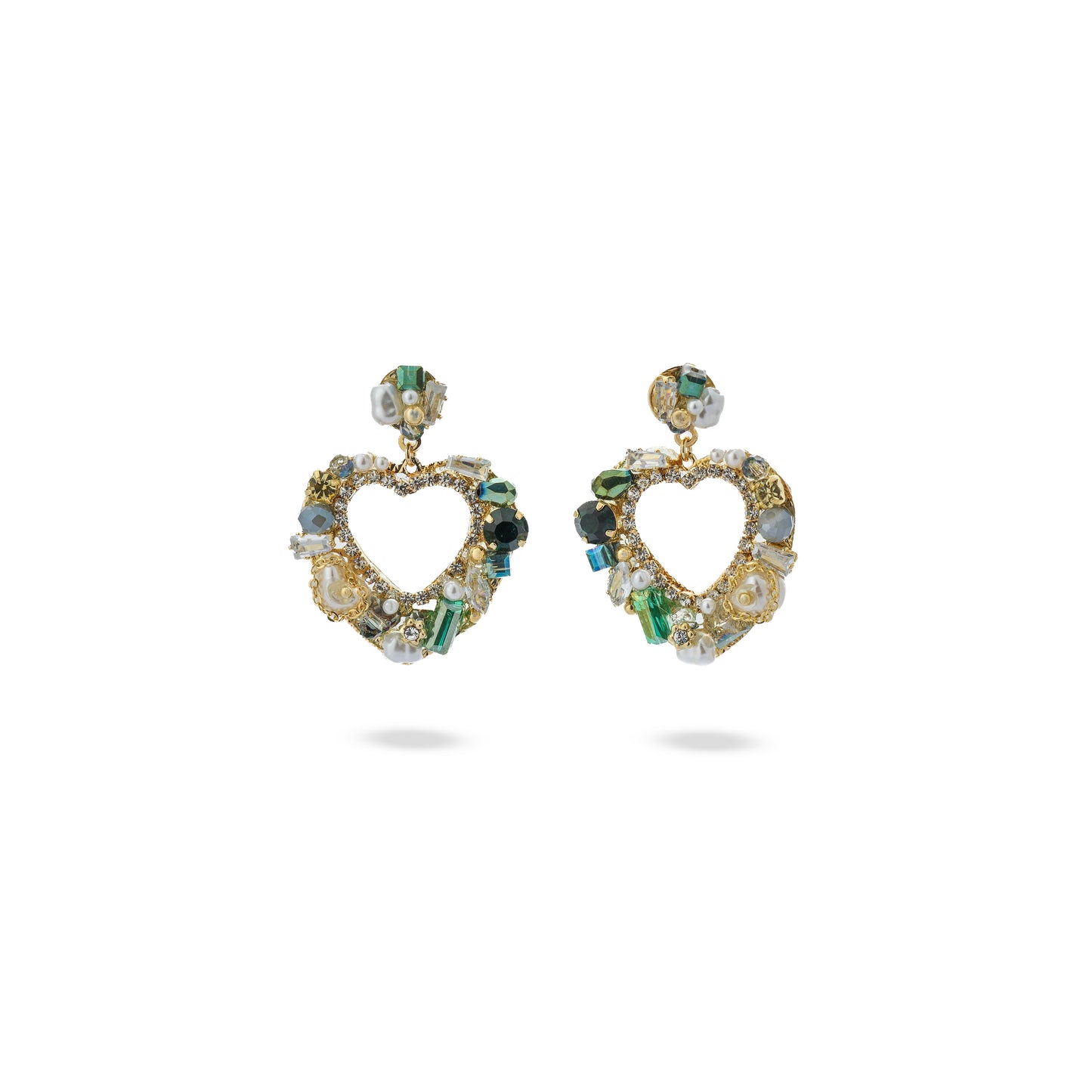 Premium hand made heart Earring #EG071