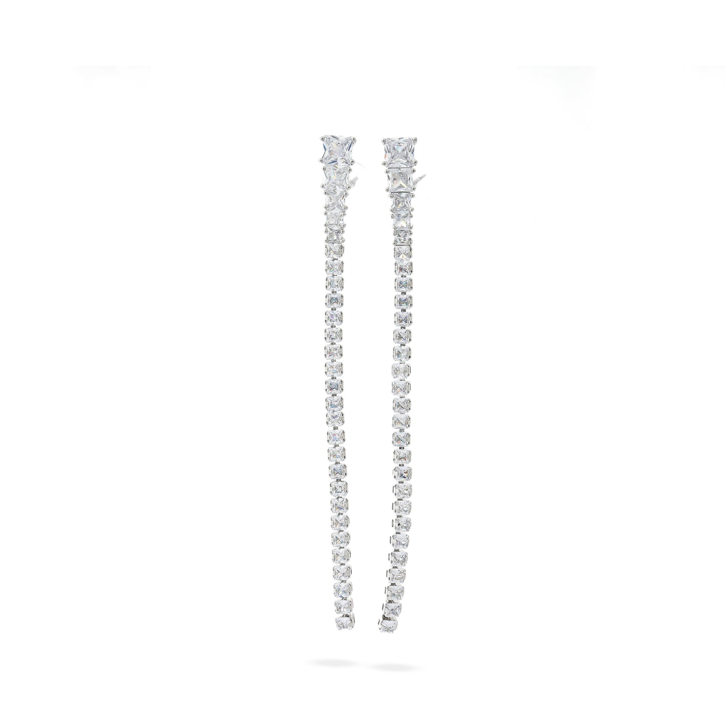 Premium full zircon Earring #EGS069 (Gold/Silver)