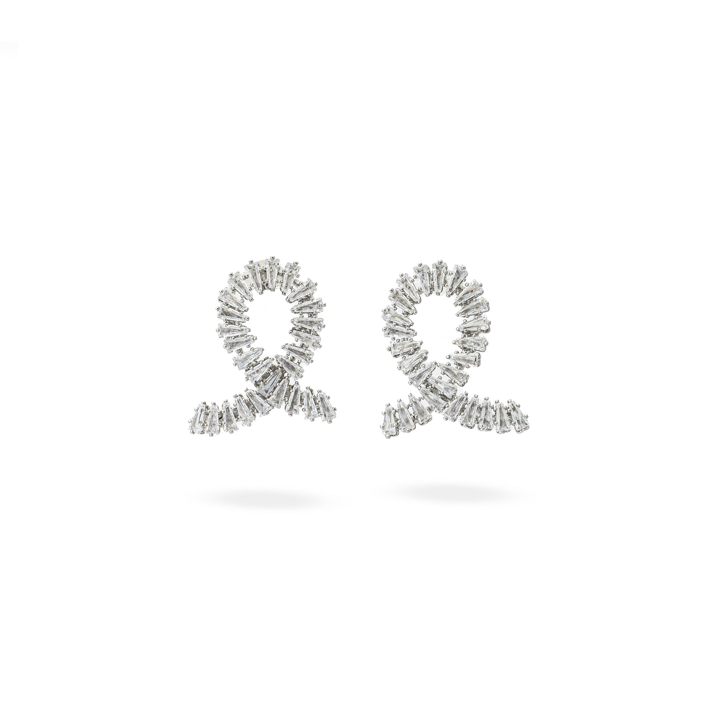 Premium zircon short Earring #ES068