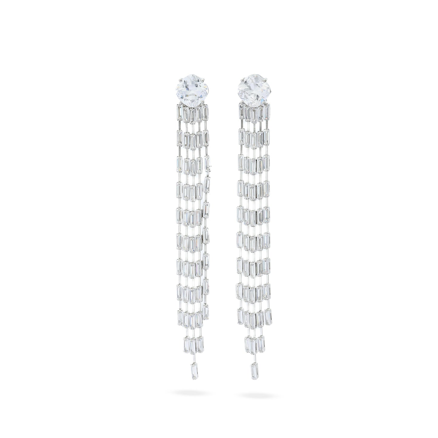Premium big white lobe Earring #ES053