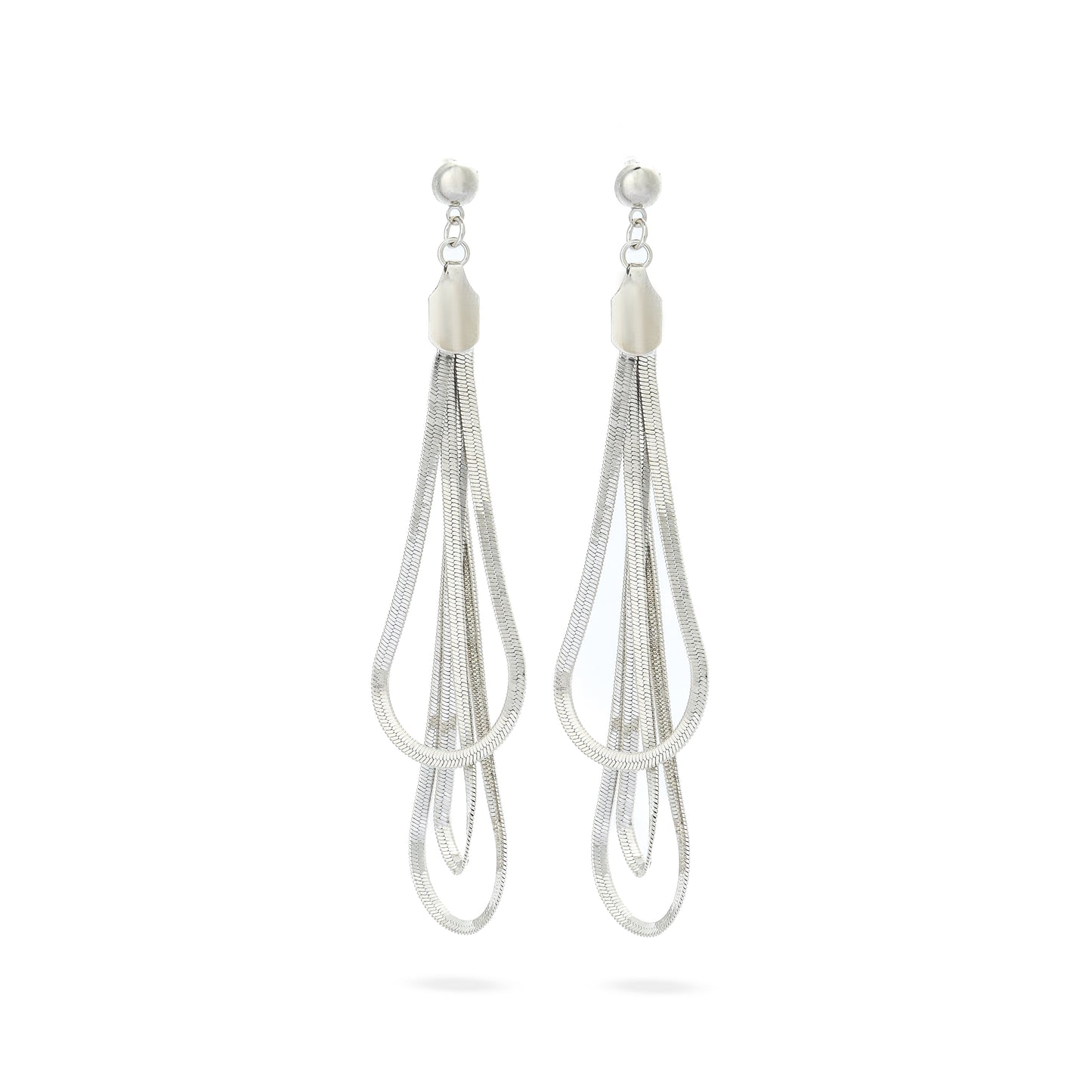 Premium fish skin Earring #EGS050 (Gold/Silver)