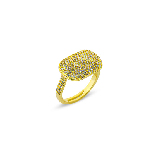Premium platinum soireé Ring #RGS308 (Gold/Silver)