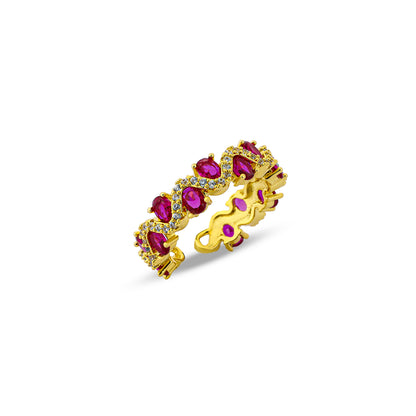 Premium royal Ring #RGS320 (Gold/Silver)