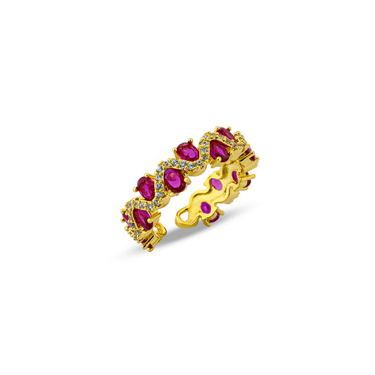 Premium royal Ring #RGS320 (Gold/Silver)