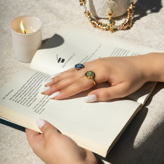 Premium multi color zircon Ring #RS301
