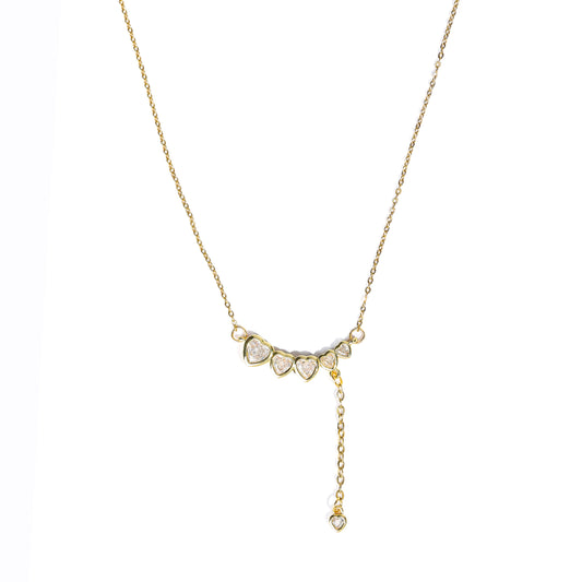 Premium 3 hearts Necklace #NG158
