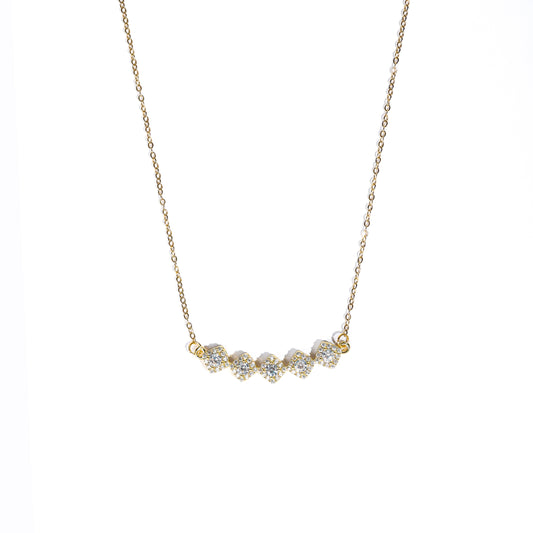 Premium white dots Necklace #NG155
