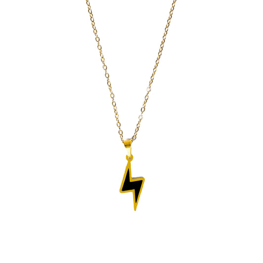 Premium stainless steel electric volt Necklace #NG145