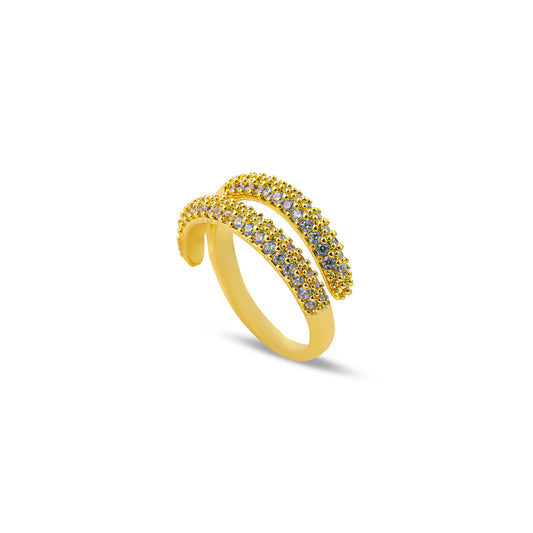 Premium Quality Ring #RGS258(Gold/Silver)
