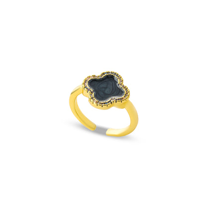 Premium van cleef Ring #RPB281 (Pink/Black/Blue)