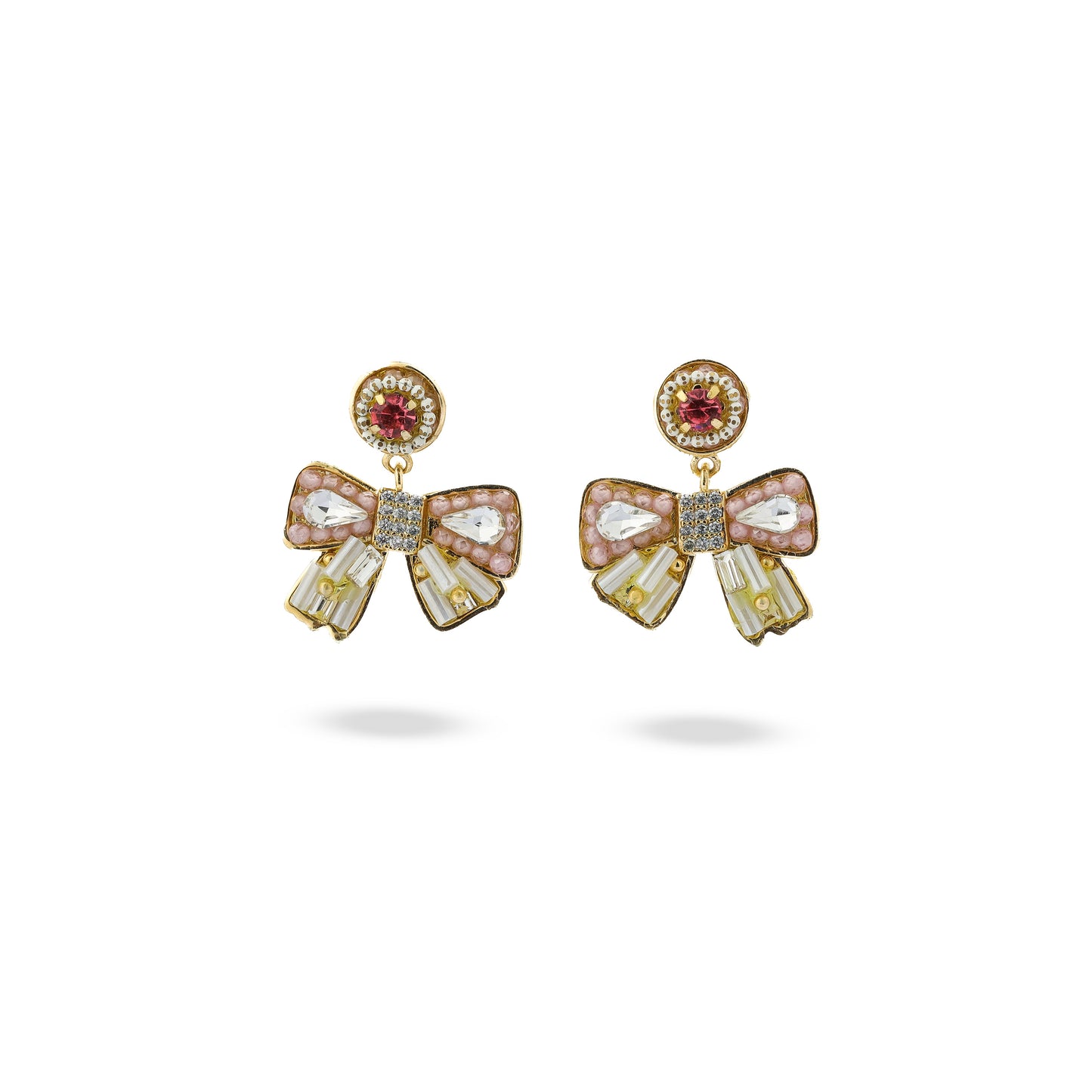 Premium bow hand made colorful  Earring #EG082