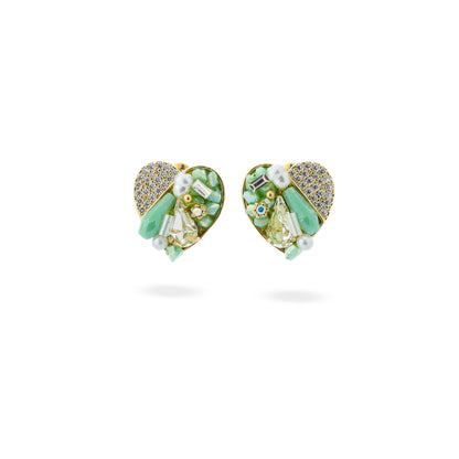 Premium hand made lovely heart Earring #EG073