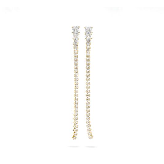 Premium full zircon Earring #EGS069 (Gold/Silver)