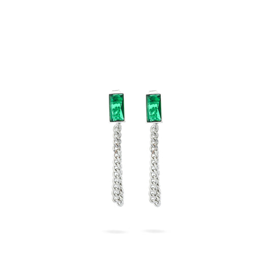 Premium green drop Earring #ES072